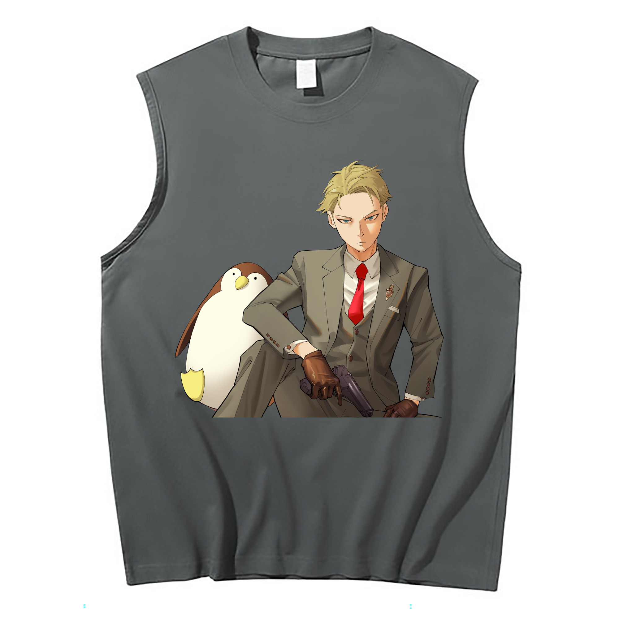 （画像用） SPY×FAMILY间谍家家酒 コットン100％タンクトップ（フロントプリント）